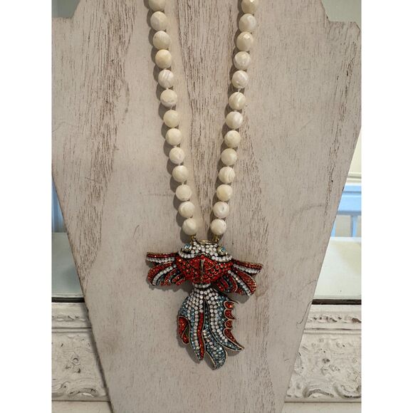 Heidi Daus "Reel McKoi" KOI Necklace Rare Find!! - Picture 2 of 7
